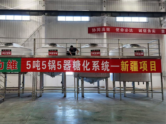 略阳精酿啤酒设备厂—5吨精酿啤酒设备—新疆项目